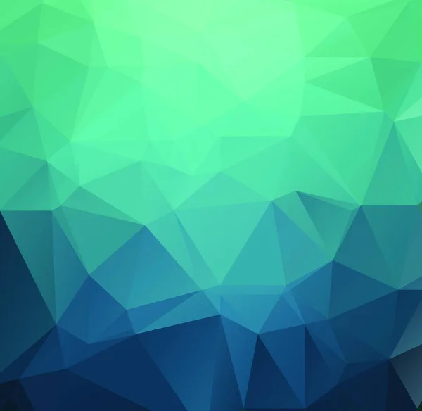 Vector Abstracto Triángulo Retro Fondo Color Azul — Vector de stock