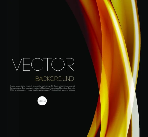 Modèle Onde Vectorielle Abstraite Conception Brochure Fond Modèle Onde Abstraite — Image vectorielle