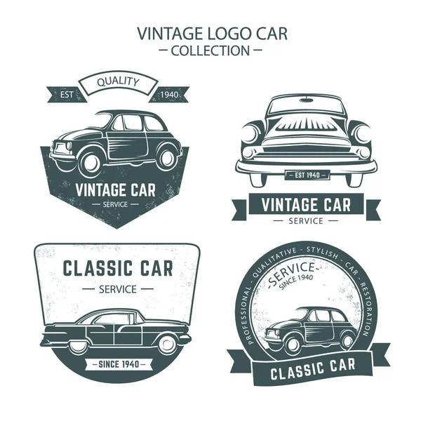 Logo Del Servicio Coches Logo Vectorial Del Servicio Automóviles — Archivo Imágenes Vectoriales