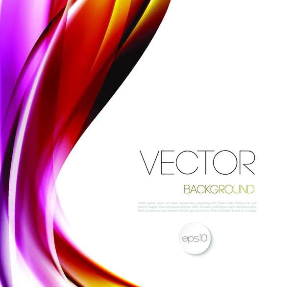 Vector Abstract Wave Template Background Brochure Design Abstrato Onda Modelo — Vetor de Stock