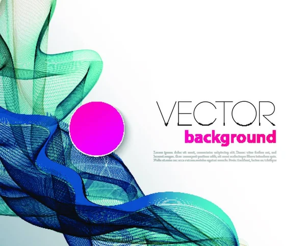 Vector Abstract Arrière Plan Lignes Couleur Conception Brochures Modèles Arrière — Image vectorielle