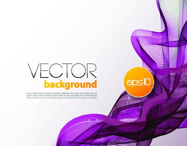 Vector Abstract Wave Template Background Brochure Design Abstrato Onda Modelo — Vetor de Stock
