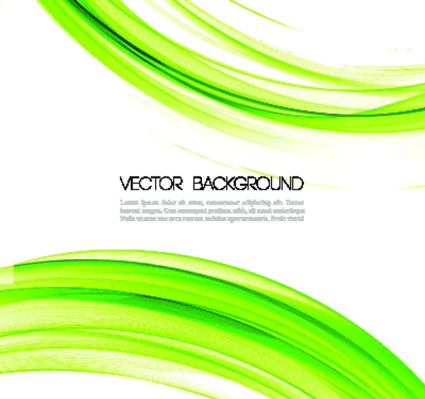Vector Abstract Green Lines Background Template Brochure Design Vector Abstract — Stock Vector