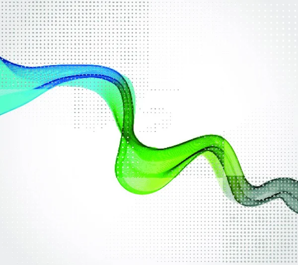 Εικονογράφηση Διάνυσμα Αφηρημένη Πολύχρωμο Διαφανές Κύμα Eps Αφηρημένο Διαφανές Φόντο — Διανυσματικό Αρχείο