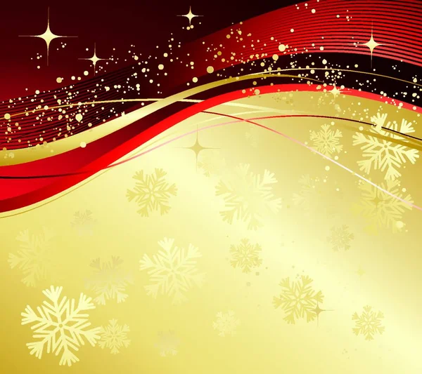 雪の結晶とメリークリスマスカード ベクトルイラスト 雪の結晶とメリークリスマスカード — ストックベクタ