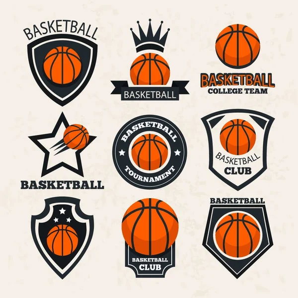 Basketball Sport Theme Vector Art Basketball Sport Theme Vector Art — Stock Vector