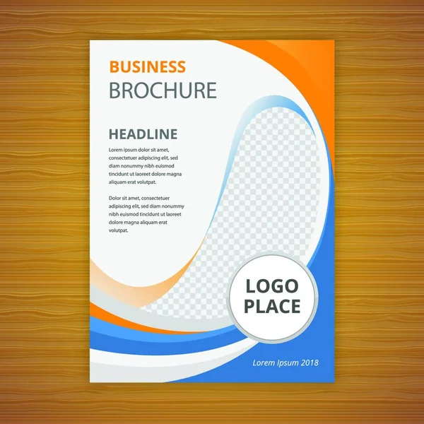 Flyer Brochure Boek Van Het Bedrijf Template — Stockvector