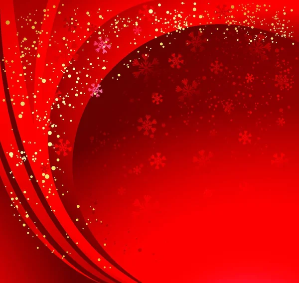 Winter Abstract Background Red Winter Abstract Background Noël Avec Des — Image vectorielle