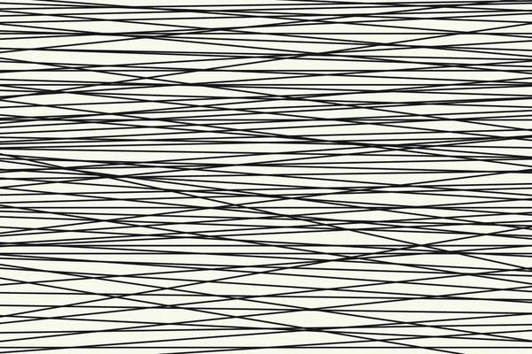 Modèle Rayé Horizontal Abstrait Noir Blanc Illustration Vectorielle — Image vectorielle