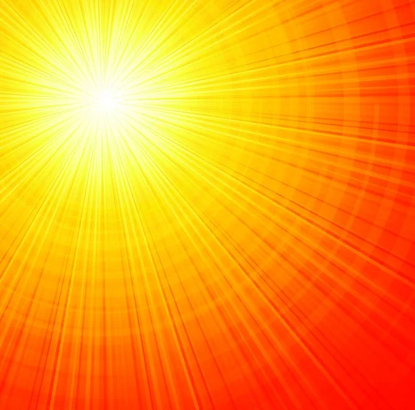 Солнечные Лучи Абстрактный Векторный Фон Иллюстрации Солнечные Лучи Оранжевые Абстрактные — стоковый вектор