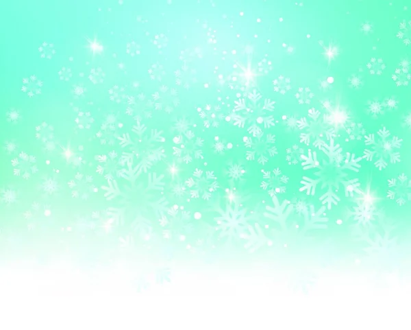 Christmas Snowflakes Background Vector Illustration Abstract Christmas Snowflakes Background Blue — Stock Vector