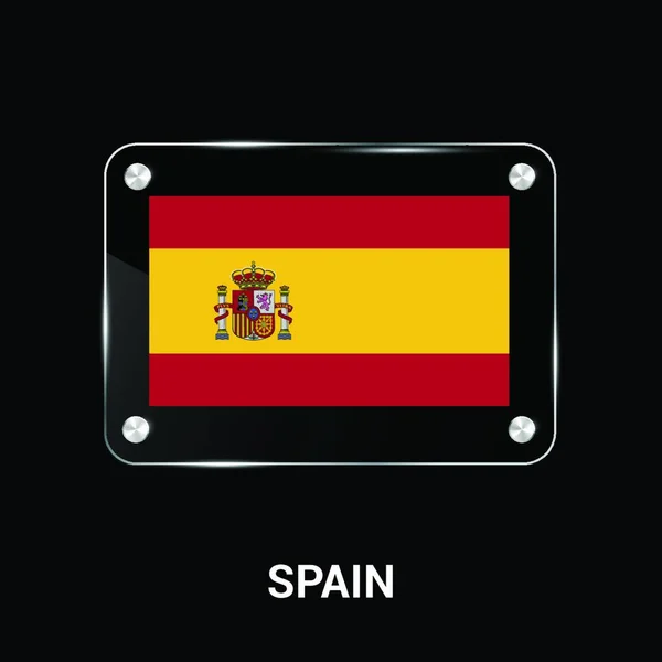 Вектор Дизайна Флага Испании — стоковый вектор