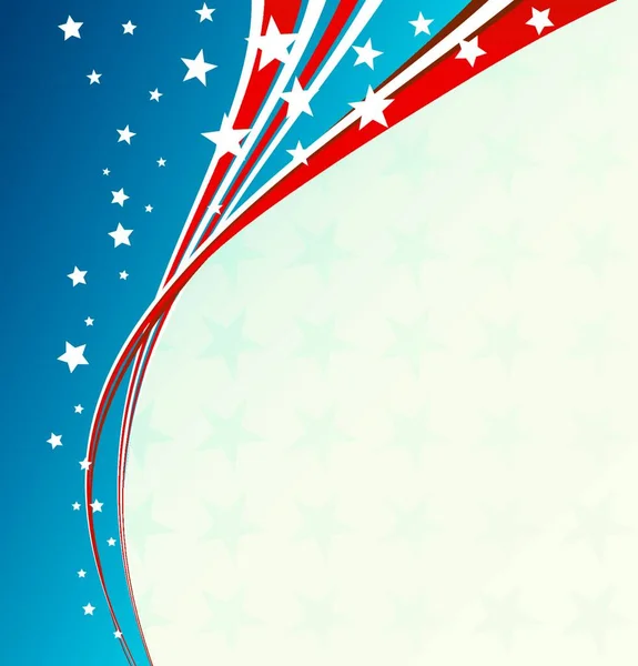 Vektor Illustration Independence Day Patriotischen Hintergrund Sternenmuster Patriotischer Hintergrund Zum — Stockvektor