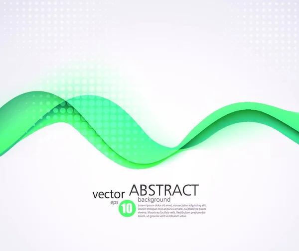 Ilustração Movimento Onda Suave Abstrato Vetor Onda Cor Lisa Abstrato — Vetor de Stock