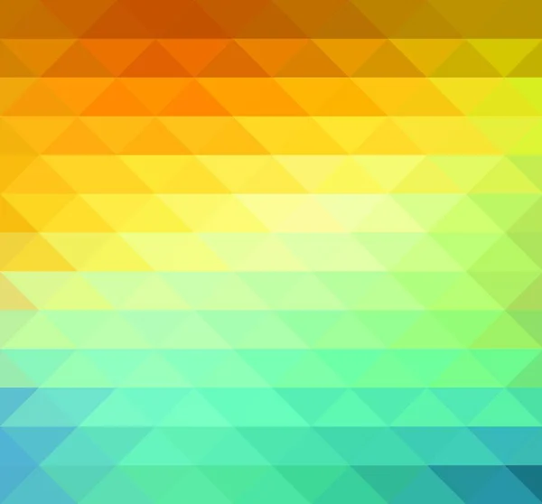 Abstract Geometric Background Orange Blue Yellow Triangles Vector Illustration Summer — Stock Vector