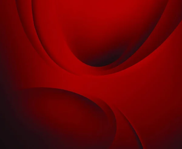 Plantilla Vector Rojo Fondo Abstracto Con Curvas Líneas Sombra Para — Archivo Imágenes Vectoriales