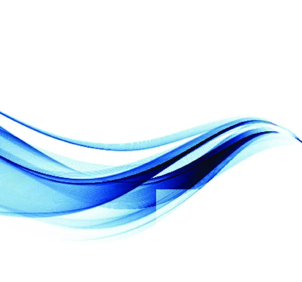 Abstract Vector Background Blue Waved Lines Brochure Website Flyer Design — Stock Vector