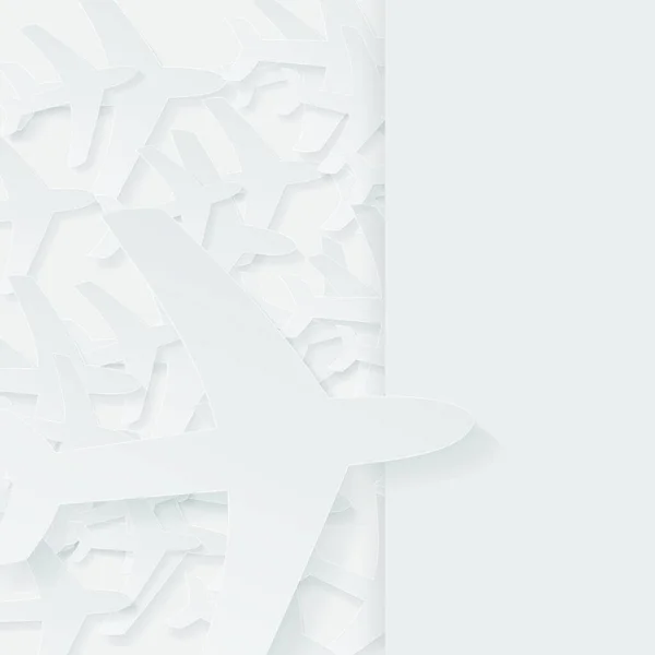 Fond Papier Blanc Avec Effet Ombre — Image vectorielle