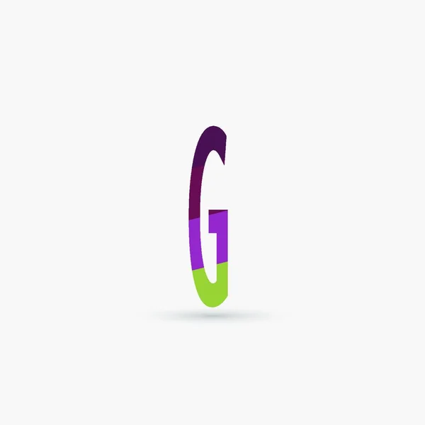 Letra Icono Del Logotipo Elementos Plantilla Diseño — Vector de stock