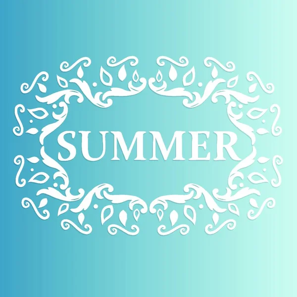 Summer Pattern Vector Illustration — Stock Vector