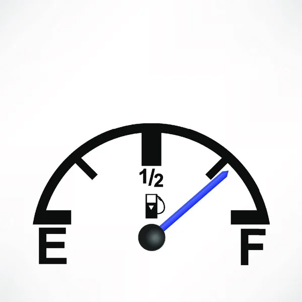 燃料测量图标 矢量说明 — 图库矢量图片