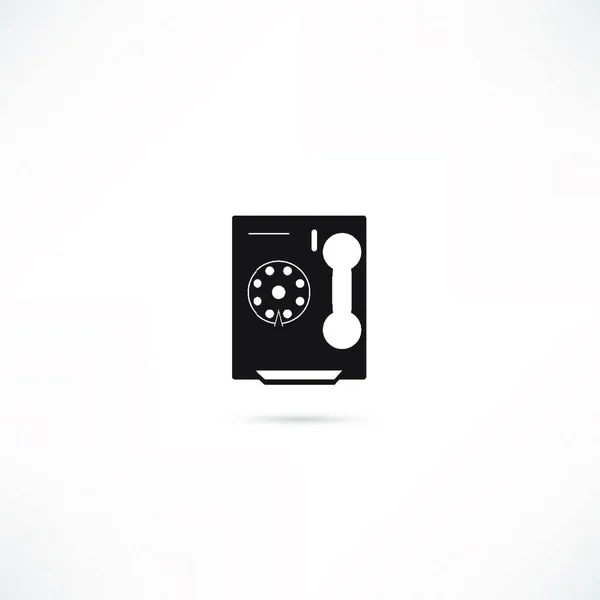 Telefoon Vector Pictogram Geïsoleerd — Stockvector