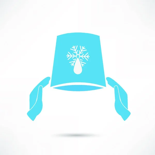 Ice Bucket Challenge Konzept — Stockvektor