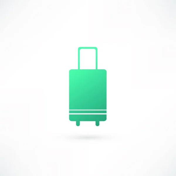 Travel Luggage Suitcase Icon — Stock Vector