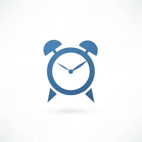 Ilustración Del Reloj Alarma Aislada Blanco — Vector de stock