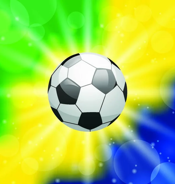Векторні Ілюстрації Фону Футбольний Бразилії 2014 — стоковий вектор