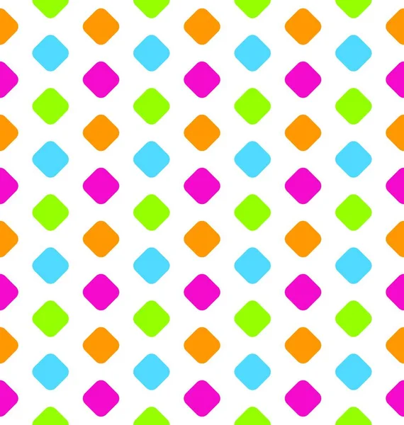 Illustration Seamless Geometric Pattern Colorful Kid Pattern Vector — Stock Vector