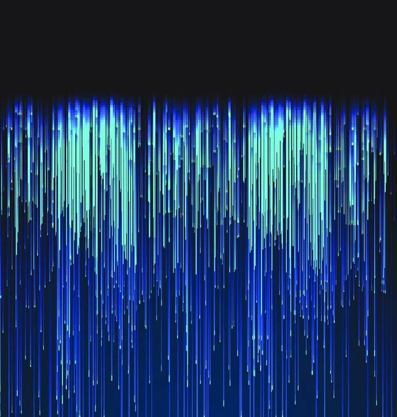 Abstract Achtergrond Fiber Optic Trace Blauwe Signaal Vector — Stockvector