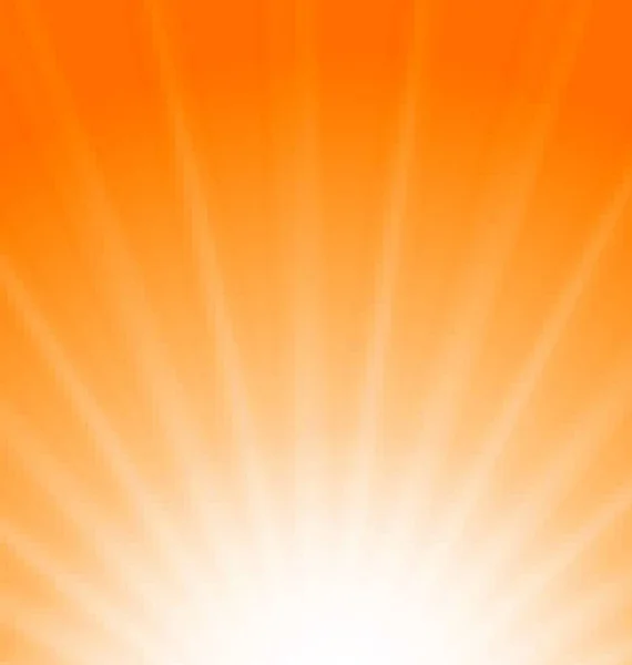 Аннотация Orange Background Sun Rays Vibrant Вектор — стоковый вектор