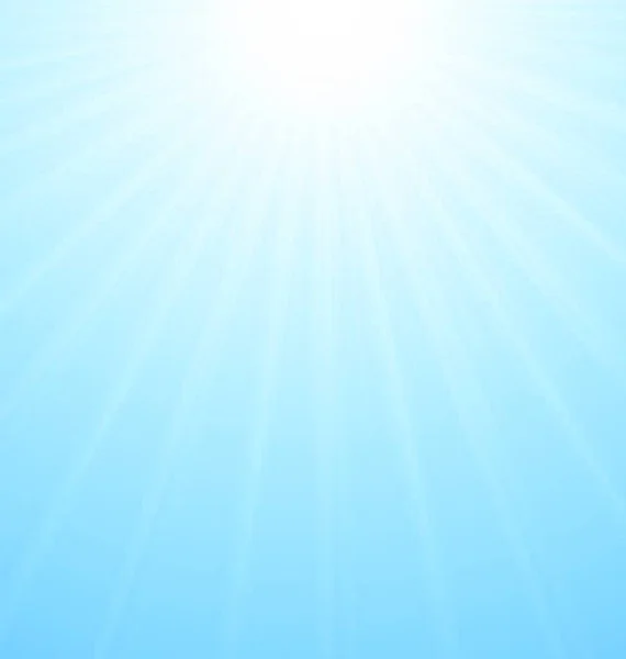 Abstract Blue Background Sun Sunburst Vibrant Вектор — стоковый вектор