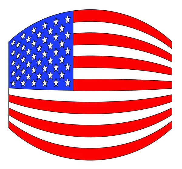 Vereinigte Staaten Von Amerika Patriotismus Und Land — Stockvektor