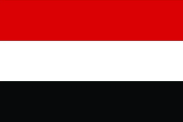 Zászló Arab Liga Országában Jemen — Stock Vector