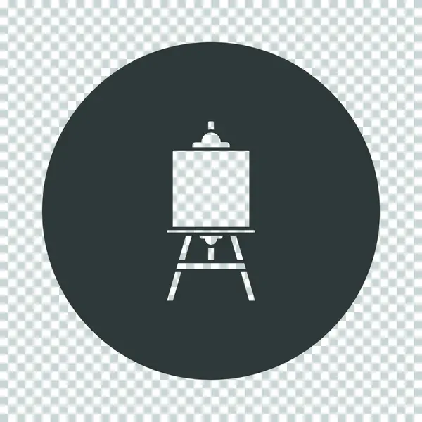 Easel Icoon Verwijder Het Stencil Ontwerp Tranparency Grid Vector Illustratie — Stockvector