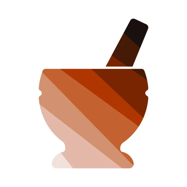 Mortar Pestle Icon 입니다 디자인 사기적 — 스톡 벡터