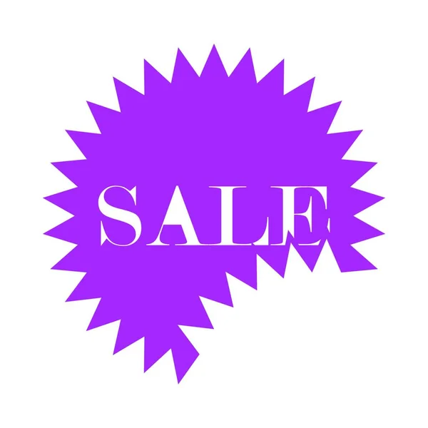 Sale Tag Icon Flache Farbgestaltung Vektorillustration — Stockvektor