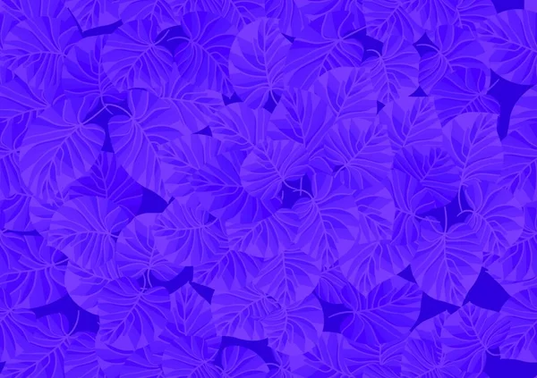 Patrón Hoja Púrpura Textura Sin Costura Abstracta Con Hojas — Vector de stock