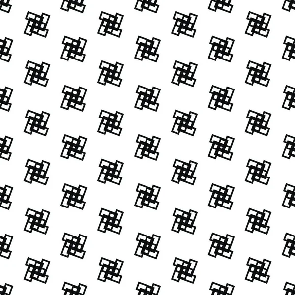 幾何学的な抽象的なランダムなテクスチャ 反復的な形状からの背景パターン — ストックベクタ