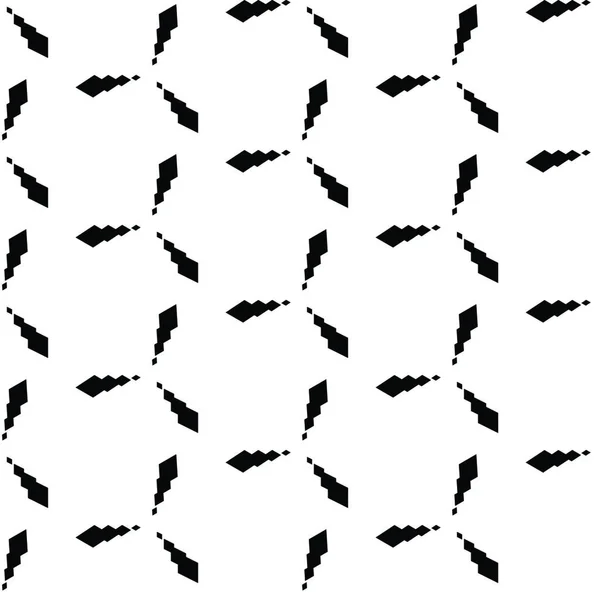 Nahtlose Geometrische Muster Aus Formkreuzungen — Stockvektor