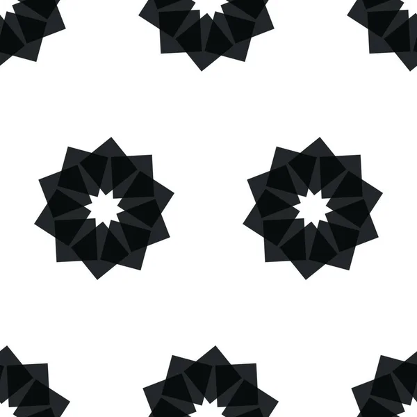 Geometrisch Abstracte Patroon Gemaakt Van Repetitieve Vormen — Stockvector