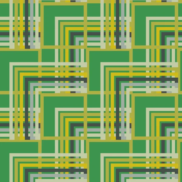 Patrón Moderno Abstracto Sin Costuras Creado Partir Intersecciones Rectángulos — Archivo Imágenes Vectoriales