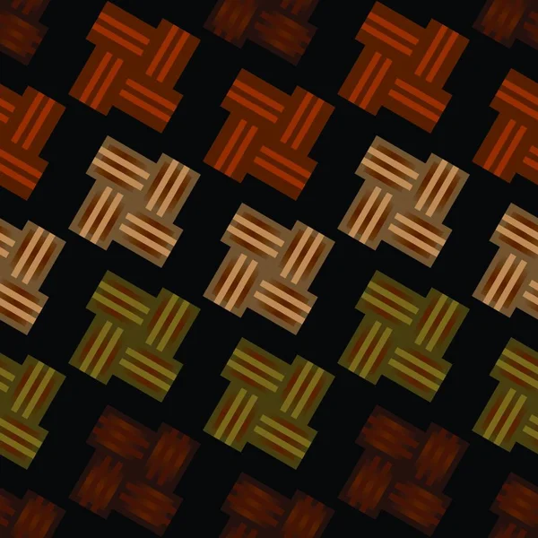 Coloridas Formas Repetitivas Concéntricas Abstractas Sin Costura Vector Patrón Textura — Archivo Imágenes Vectoriales