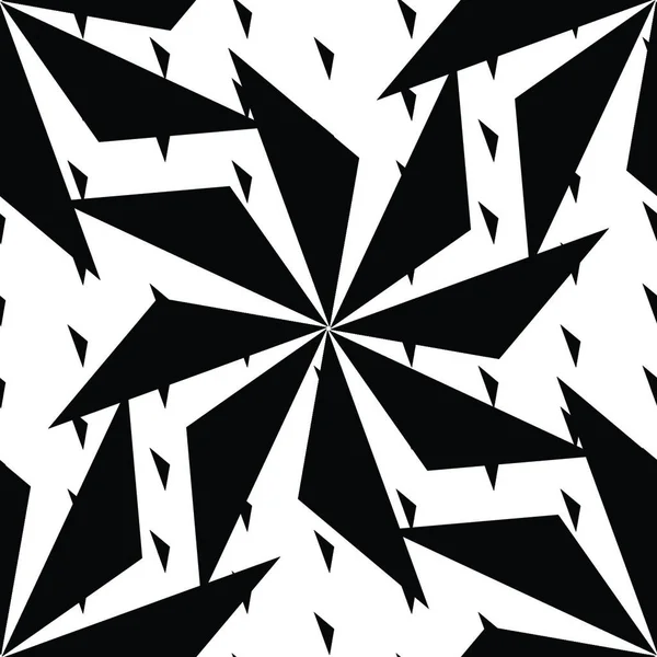 Sans Couture Noir Blanc Abstraites Formes Concentriques Texture Fond Vectoriel — Image vectorielle