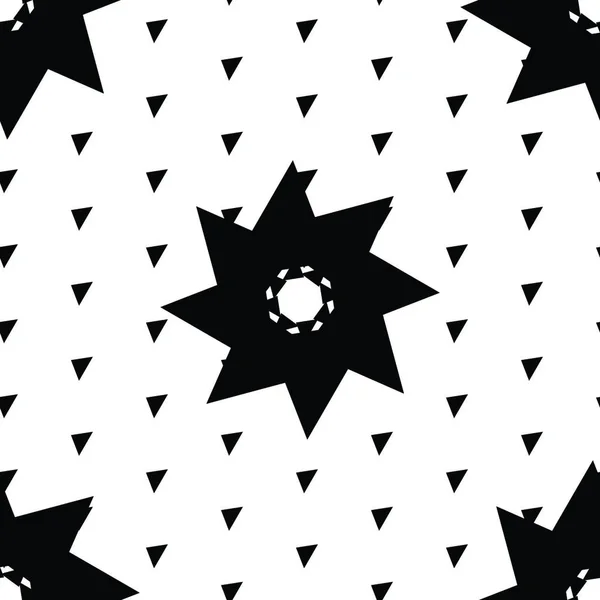Χωρίς Ραφές Μαύρο Και Άσπρο Αφηρημένο Ομόκεντρα Σχήματα Σχήμα Διανυσματικό — Διανυσματικό Αρχείο