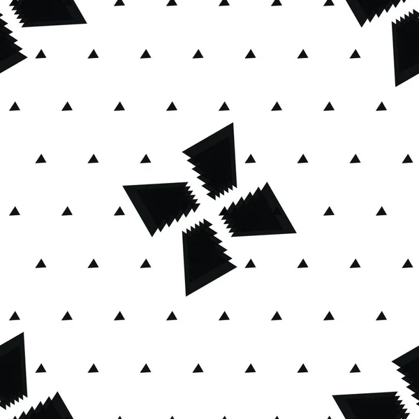 Formas Concéntricas Abstractas Blanco Negro Sin Costuras Patrón Vector Fondo — Archivo Imágenes Vectoriales
