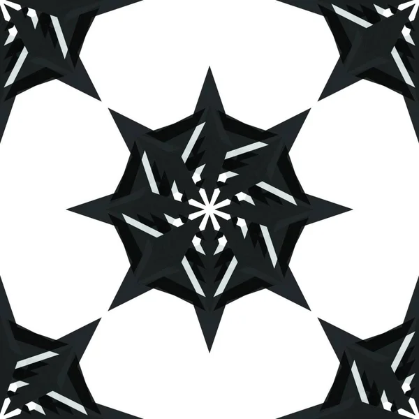 Bezešvé Černé Bílé Abstraktní Soustředné Tvary Vzor Vektoru Pozadí Textury — Stockový vektor