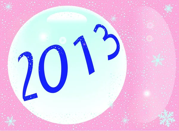 Año Nuevo 2013 Fondo — Vector de stock